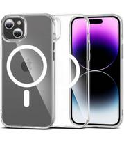 Skaidrus dėklas Apple iPhone 15 telefonui "Tech-Protect Flexair Hybrid Magsafe"
