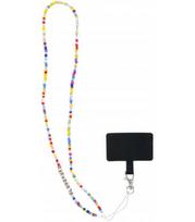 Spalvotas pakabukas telefonui 68cm (kilpa max 34cm) / ant kaklo "Pixie Beads"