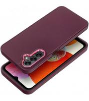 Purpurinis dėklas Samsung Galaxy A14 4G / 5G telefonui "Frame Case"