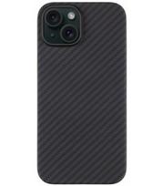 Juodas dėklas Apple iPhone 15 telefonui "Tactical MagForce Aramid Cover"