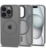 Matinis pilkas dėklas Apple iPhone 15 Pro telefonui "Tech-Protect Magmat Magsafe"