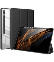 Juodas atverčiamas dėklas Samsung Galaxy Tab S9 Ultra 14.6 X910 / X916 planšetei "Dux Ducis Toby"