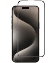 5D juodas apsauginis grūdintas stiklas Apple iPhone 15 Pro Max telefonui "Full Glue"