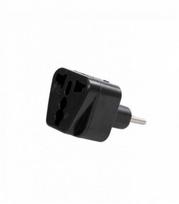 Įkrovimo adapteris USA/UK/CN-EUR juodas