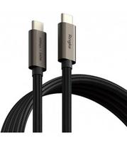 Juodas Type-C - Type-C PD240W / 5A 200cm laidas "Ringke USB 3.2 Gen 2X2"