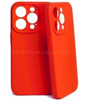 Raudonas dėklas Apple iPhone 15 Pro telefonui "Tel Protect Silicone Premium"