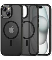 Matinis juodas dėklas Apple iPhone 15 telefonui "Tech-Protect Magmat Magsafe 2"