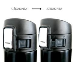 Termogertuvė su vakuumine izoliacija KIRO KI501R, rožinės spalvos, 500 ml