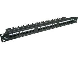 Alantec PK001 UTP cat.6 komutacinis skydelis, 24 LSA prievadai su 1U 19" lentyna