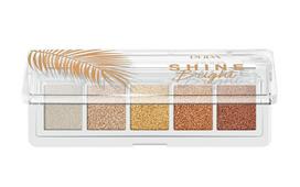 Akių šešėlių paletė Pupa Milano Shine Bright, 001 Sunny Gold, 4 g