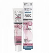 Dieninis kremas veidui, kaklui ir dekoltė zonai Revuele Retinol Forte, 50ml