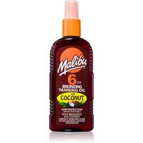 Malibu Bronzing Tanning Oil apsaugos nuo saulės purškiklis su bronzine pudra 200 ml