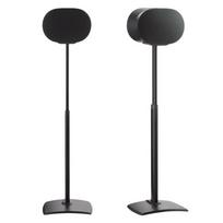 SANUS Adjustable Floor Stand for Sonos ERA 300 Pair, Black