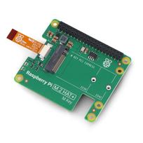 Raspberry Pi M.2 HAT+ – perdanga, skirta NVMe diskams ir M.2 priedams, skirta Raspberry Pi 5