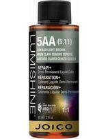Joico skysti pusiau ilgalaikiai plaukų dažai tonavimui Joico LumiShine Demi Liquid 5AA, 60ml