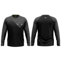 Rock Machine Cycling shirt Trail Jersey LS, black/grey, M