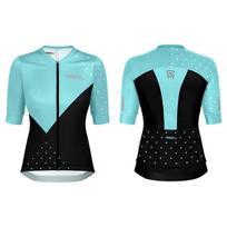 Rock Machine Women's Race Jersey SS, Light Blue, XL