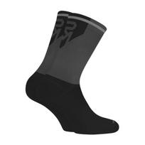 Rock Machine Cycling socks. Long, black/grey. Size S (35-38)