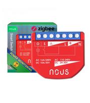 NOUS B2Z Zigbee 1 kanalo relė 16A su el.sąnaudų matavimu (PM)