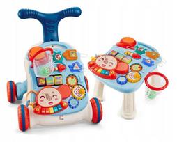 Stumdukas Stumdukas mokymosi stalas interaktyvus skydelis 5in1 vaikams rinkinys Click4Toys įvairiaspalvis