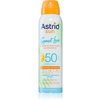 Astrid Sun Coconut Love vėsinamasis žymių nepaliekantis purškiklis nuo saulės SPF 50 didelė apsauga nuo saulės 150 ml