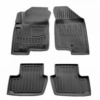 Guminiai 3D kilimėliai JEEP Patriot 2007-2016 (Vairuotojo kilimėlyje 2 fiksatoriai, Juodos spalvos)