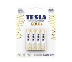 Tesla Batteries - 4 vnt. Šarminė baterija AAA GOLD+ 1,5V 1350 mAh