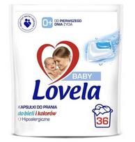 LOVELA - Kapsulės LOVELA Baby hipoalerginės 36 vnt. Universalios, Lovela Baby, Pralaidžios skalbiniams, 36 gab.