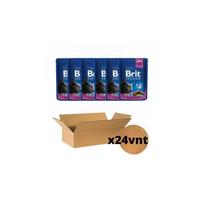 Brit Premium Chicken & Turkey konservai katėms su vištiena ir kalakutiena, dėžė 24 vnt
