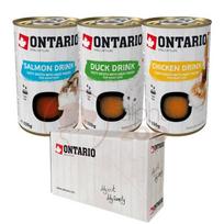 ONTARIO sriubų-gėrimų katėms rinkinys 12 x 135g