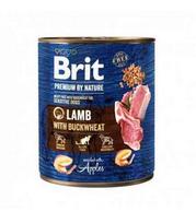 Brit Premium by Nature Lamb with Buckwheat konservai šunims su ėriena ir grikiais - Produkto Svoris 6 X 400g