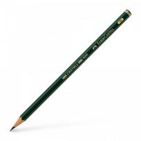 Pieštukas FABER CASTELL, 9000 4B, be trintuko, padrožtas