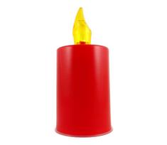 LED Žvakė LED/2xAA šilta balta 10,8 cm raudona