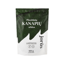 Lukštentos pluoštinių kanapių sėklos Jorus, 500 g