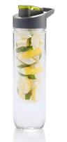 Gertuvė XD COLLECTION, 800ml, su infuzoriumi, skaidrus tritano plastikas, su žalios sp. Dangteliu