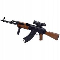 Automatinis ginklas skirtas gelio kamuoliukams Blaster Ak47