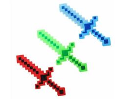 Šviečiantis kardas Minecraft , 55 cm