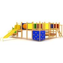 Medinė vaikų žaidimų aikštelė modelis 0403B