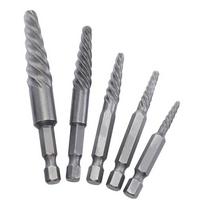 UŽLŪŽUSIŲ VARŽTŲ IŠSUKĖJŲ RINKININYS 1/4" HEX 5VNT. (STAMBUS SRIEGIS)