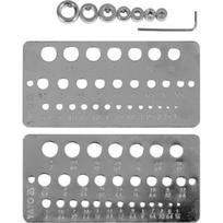 YATO SKYLIŲ ŠABLONAS/ GRĘŽIMO GYLIO RIBOTUVAS 10VNT. (1.0-13.0MM)