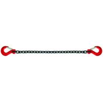 Tempimo grandinė su karabinais 10.6t 3.5m x13mm
