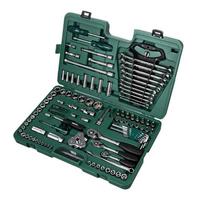 1/4" + 3/8" + 1/2" Galvučių ir raktų rinkinys 122vnt.