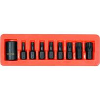YATO 1/2" Galvučių smūginių su antgaliais rinkinys (torx) (9vnt)