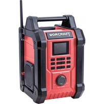 WORCRAFT Akumuliatorinis radijas su BT 20V LI-ION 4.0ah