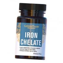 Geležies chelatas, geležies chelatas 28, „Golden Pharm“ 90 daržovių kepurėlių (36519014) 90vcaps