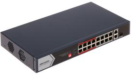 SWITCH POE DS-3E0318P-E/M(C) 16 PRIEVADŲ SFP Hikvision
