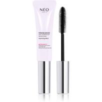 NEO MAKE UP Intense Serum Waterproof Mascara vandeniui atsparus blakstienų tušas apimčiai ir tankumui atspalvis Black 9 ml