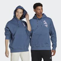adidas Essentials Brandlove Fleece Hoodie - Dydis S (HL9382 Džemperiai)
