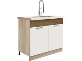Apatinė spintelė kriauklei (90cm) FR-13D