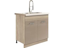 Apatinė spintelė kriauklei (80cm) PRE-12D